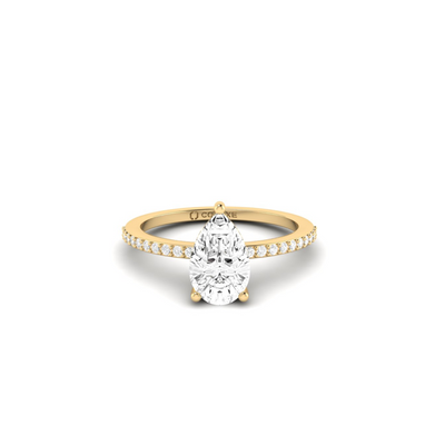 Pear Sweet Soli Ring - 1 carat