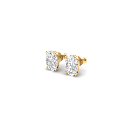 Oval Soli Earrings - 3 carats