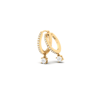 Round Soli Huggies - 0.7 carat