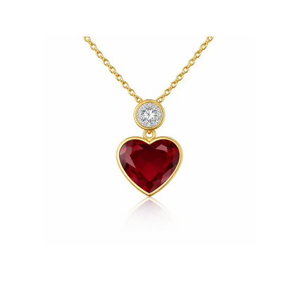 Sweetheart Drop Pendant - 3 carats