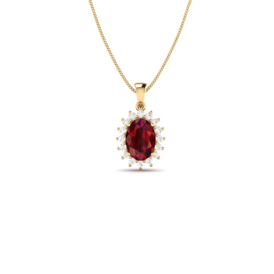 Rouge Aura Pendant - 3 carats
