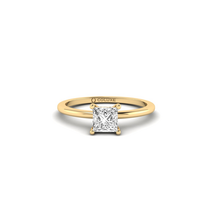 Princess Soli Ring - 0.5 carat