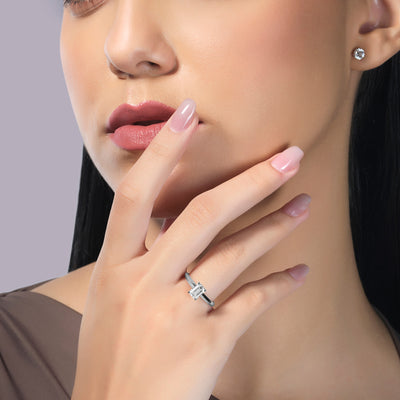 Emerald-cut Soli Ring - 1 carat
