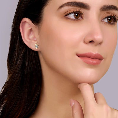 Pear Aura Earrings - 0.5 carat