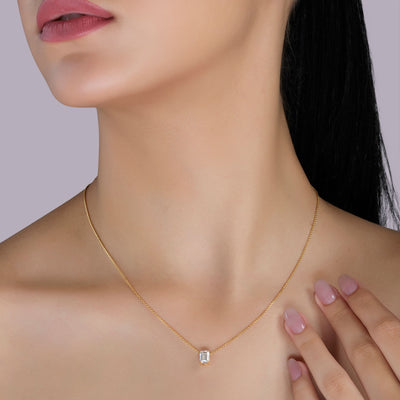 Emerald Drop Pendant - 1 carat