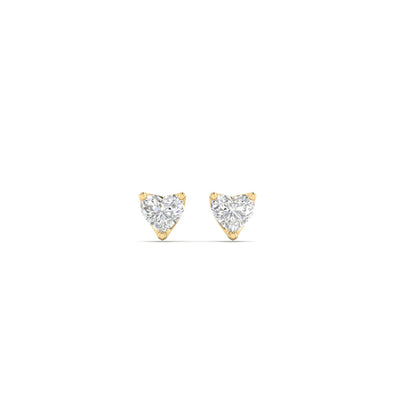 Heart Soli Earrings - 0.5 carat