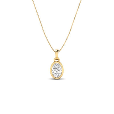 Oval Frame It Pendant - 0.5 carat