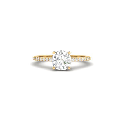 Round Sweet Soli Ring - 1 carat