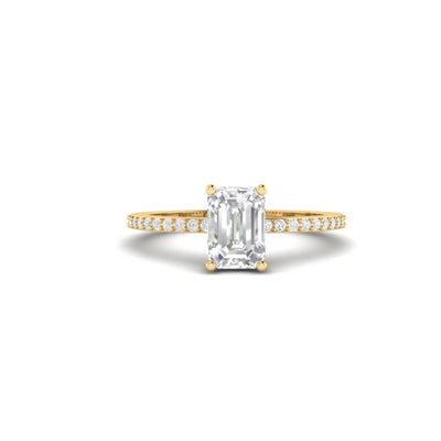 Emerald-cut Sweet Soli Ring - 1 carat