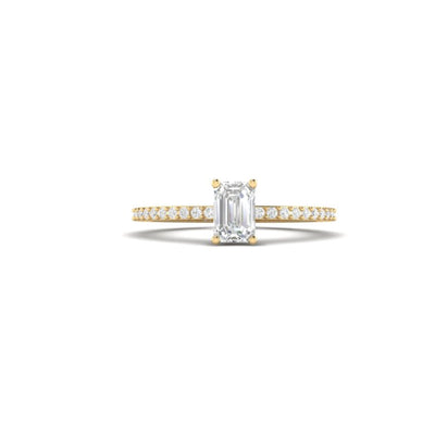 Emerald-cut Sweet Soli Ring - 0.5 carat