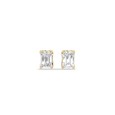 Emerald-cut Soli Earrings - 1 carat