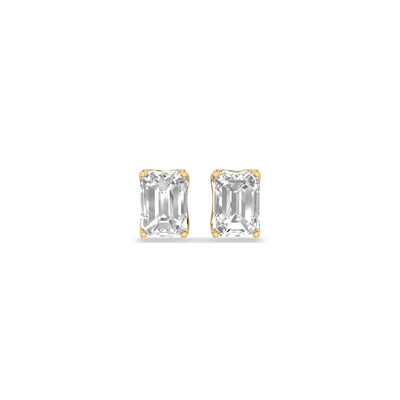Emerald-cut Soli Earrings - 3 carats