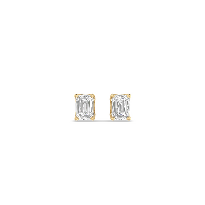 Emerald-cut Soli Earrings - 0.5 carat