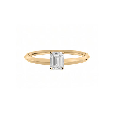 Emerald-cut Soli Ring - 0.5 carat