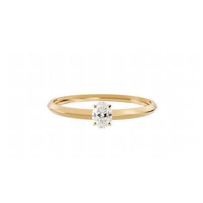 Oval Soli Ring - 0.5 carat