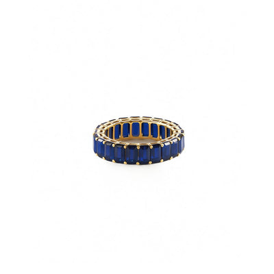 Blue Sapphire Forever and Ever Ring - 6.6 carats