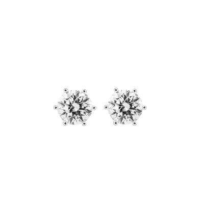 Round Mega Soli Earrings - 6.1 carats