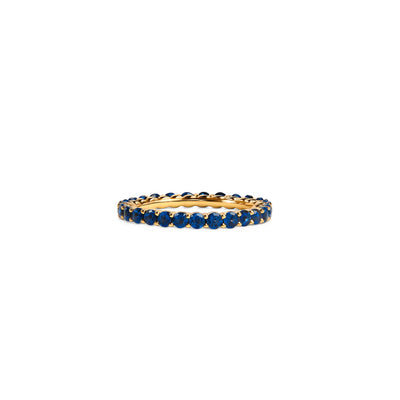 Blue Sapphire Forever Ring - 1.5 carat