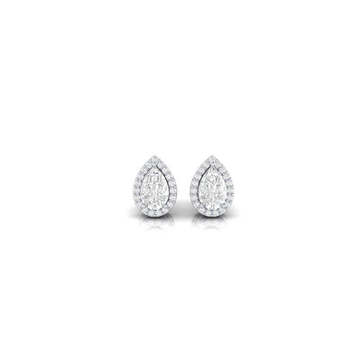 Pear Aura Earrings - 0.5 carat