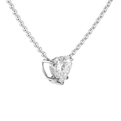 Mega Heart Drop Necklace - 3 carats