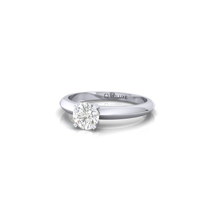 Round Soli Ring - 0.5 carat