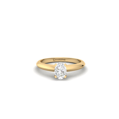 Oval Soli Ring - 0.5 carat