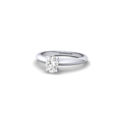 Oval Soli Ring - 0.5 carat