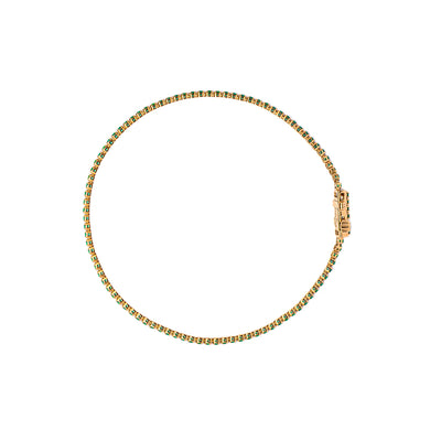 Emerald Game On Bracelet - 1.3 carat