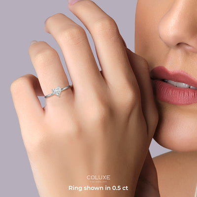 Heart Soli Ring - 0.5 carat