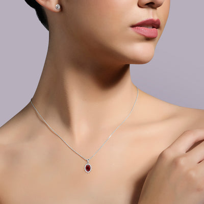 Rouge Aura Pendant - 3 carats