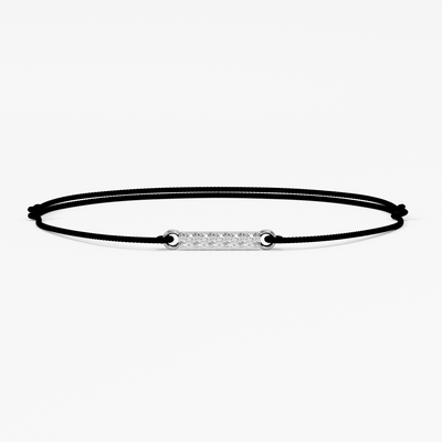 Diamond Bar String Bracelet
