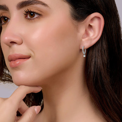 Round Soli Huggies - 0.7 carat