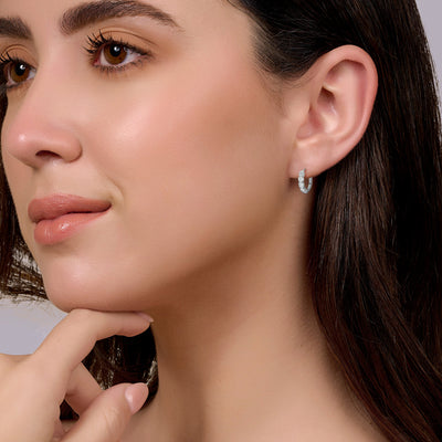 Multi-cut Ever Hoops - 0.5 carat