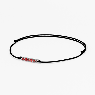 Ruby Bar String Bracelet
