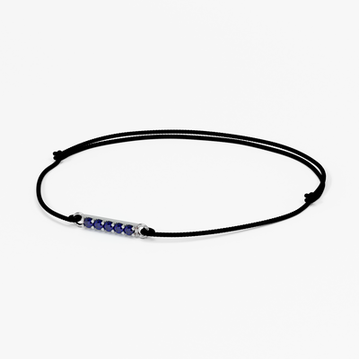 Sapphire Bar String Bracelet