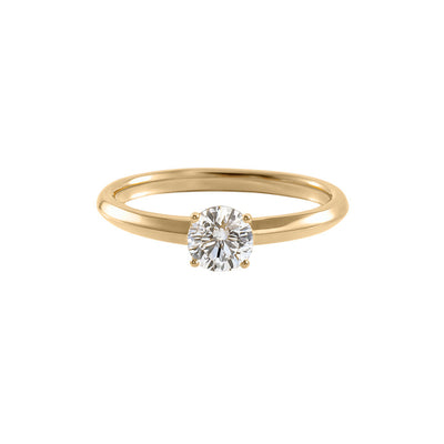 Round Soli Ring - 0.5 carat