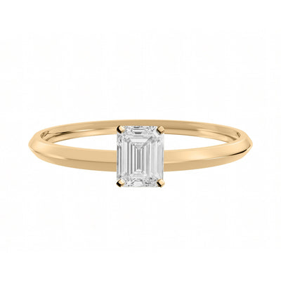 Emerald-cut Soli Ring