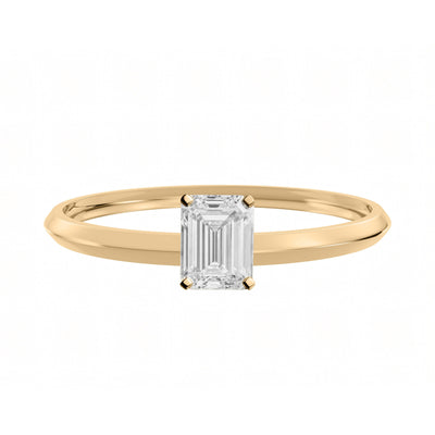 Emerald-cut Soli Ring - 0.5 carat