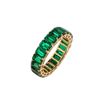 Emerald Forever and Ever Ring
